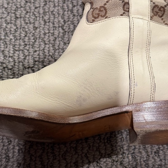 Gucci tall riding boots GG size 8 - Picture 11 of 13